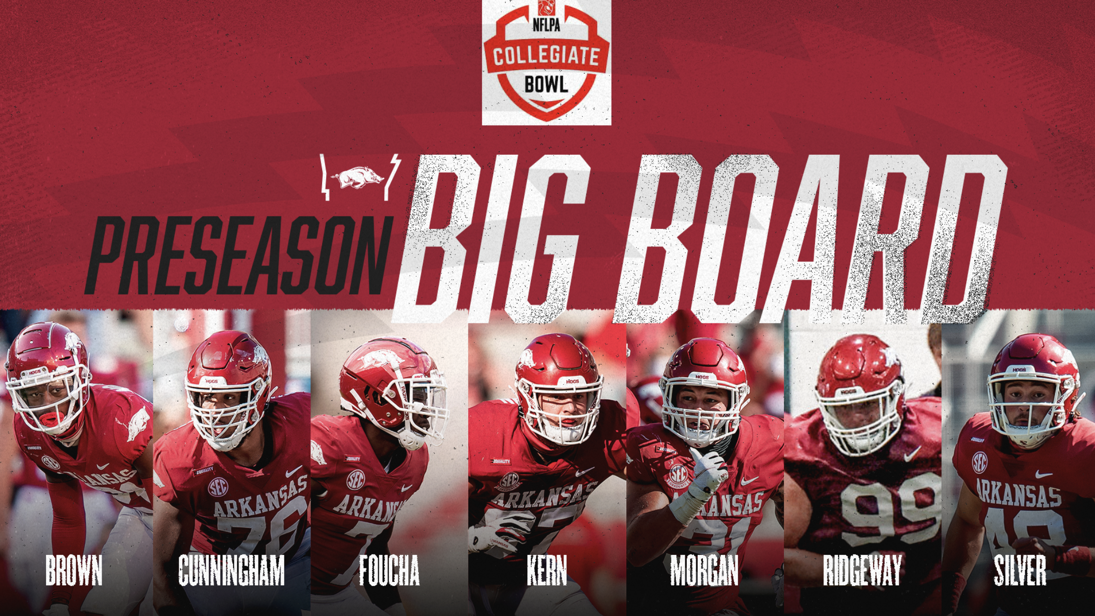 Seven Hogs On NFLPA Collegiate Bowl Big Board