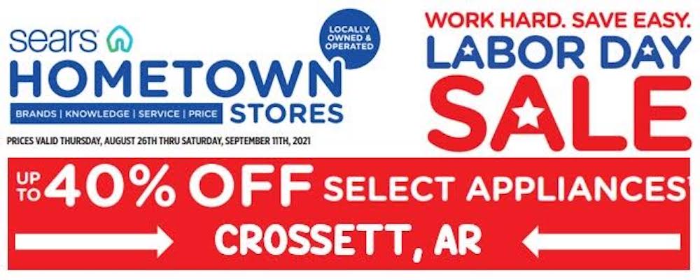 40% Off Select Appliances-Sears Labor Day Sale