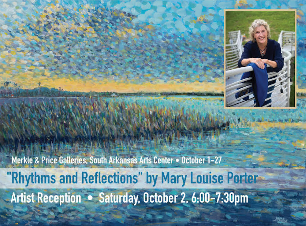 SAAC to host contemporary landscape artist Mary Louise Porter in Price and Merkle Galleries