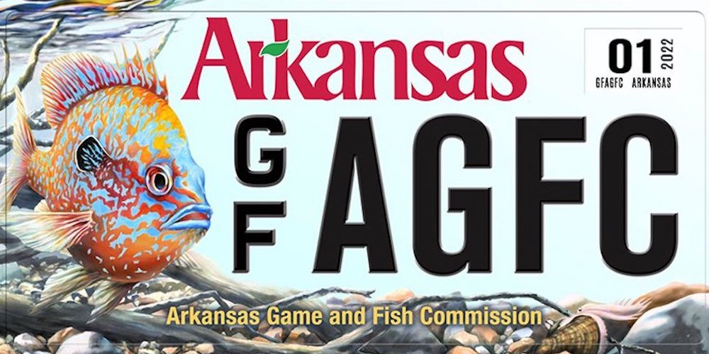 Arkansas Conservation license plate unveiled