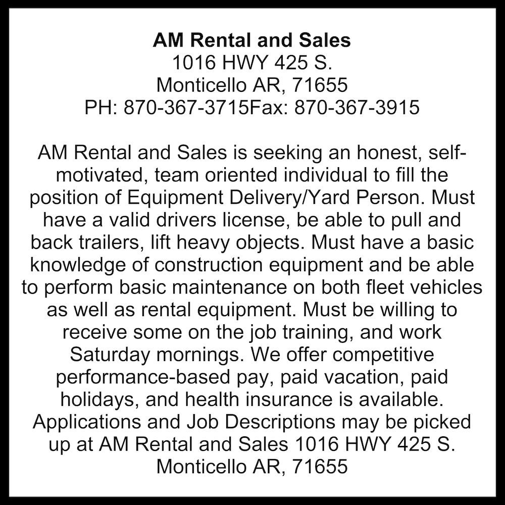 AM Rental and Sales