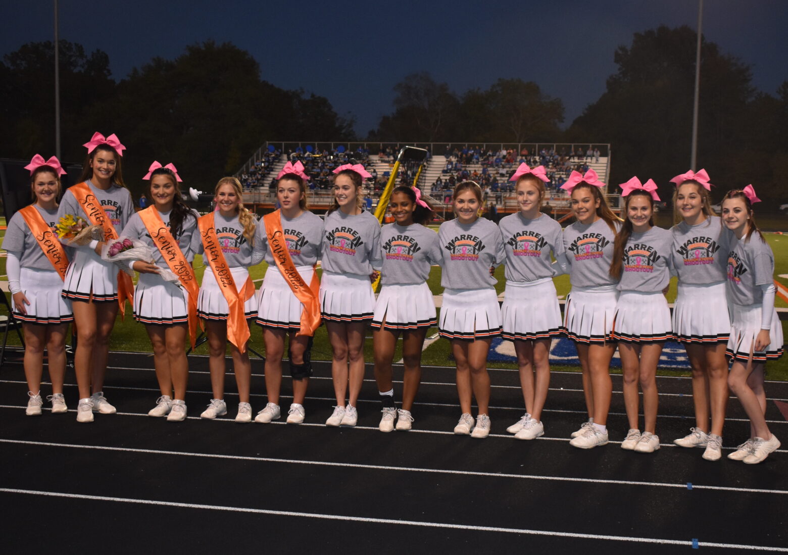 WHS recognizes seniors and scholar students prior to Friday night’s game