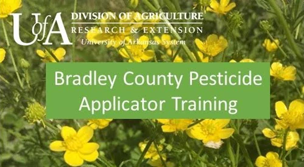 Pesticide applicator training course coming to Bradley County December 2