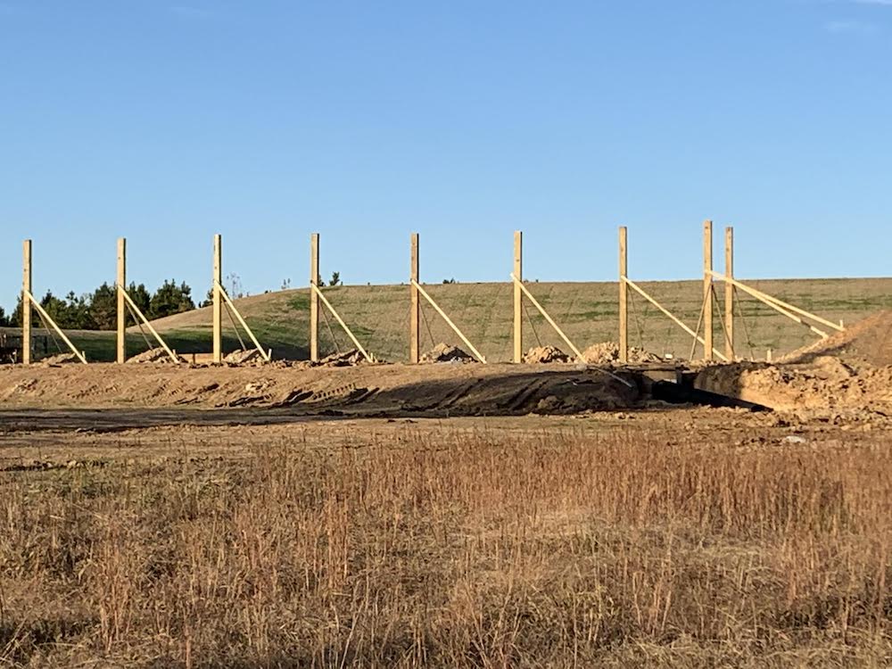 Work continues on new rifle shooting range