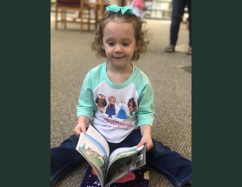 Audrey Culwell reaches 700 books before kindergarten in Library program