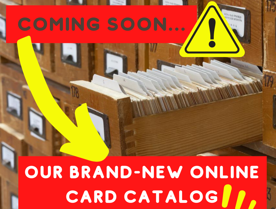 New online card catalog for Library coming November 9
