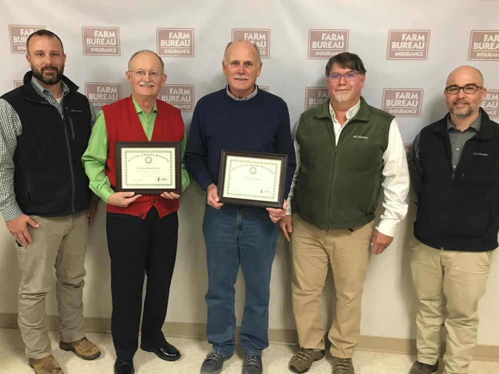 Drew County, Arkansas Farm Bureaus endow scholarships honoring retired professors