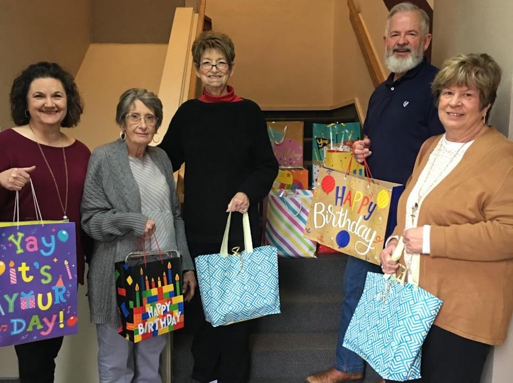 Birthday sacks donated to FBC Food Pantry in Warren