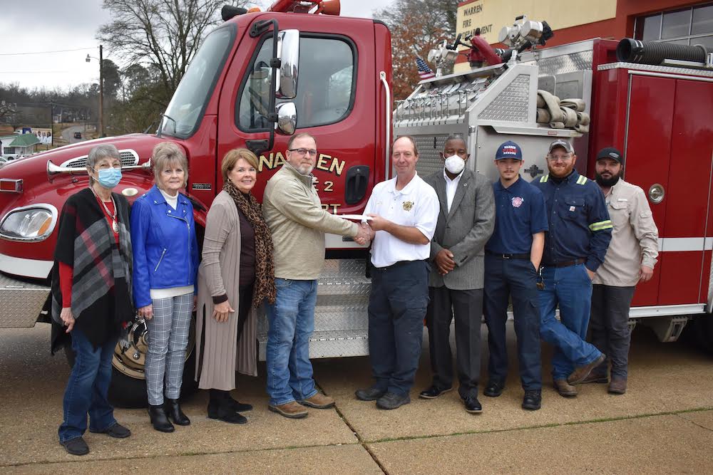 PotlatchDeltic makes $10k donation to Warren Fire Department