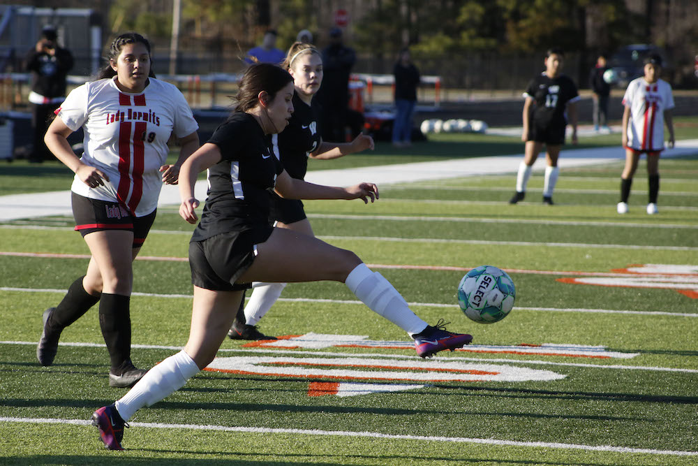 Chavez and Vega net three goals for Lady Jack SC in win over Hermitage