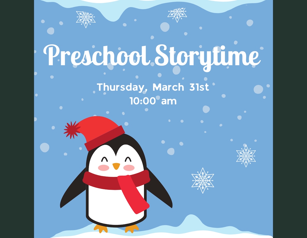 Preschool Storytime back at the Library