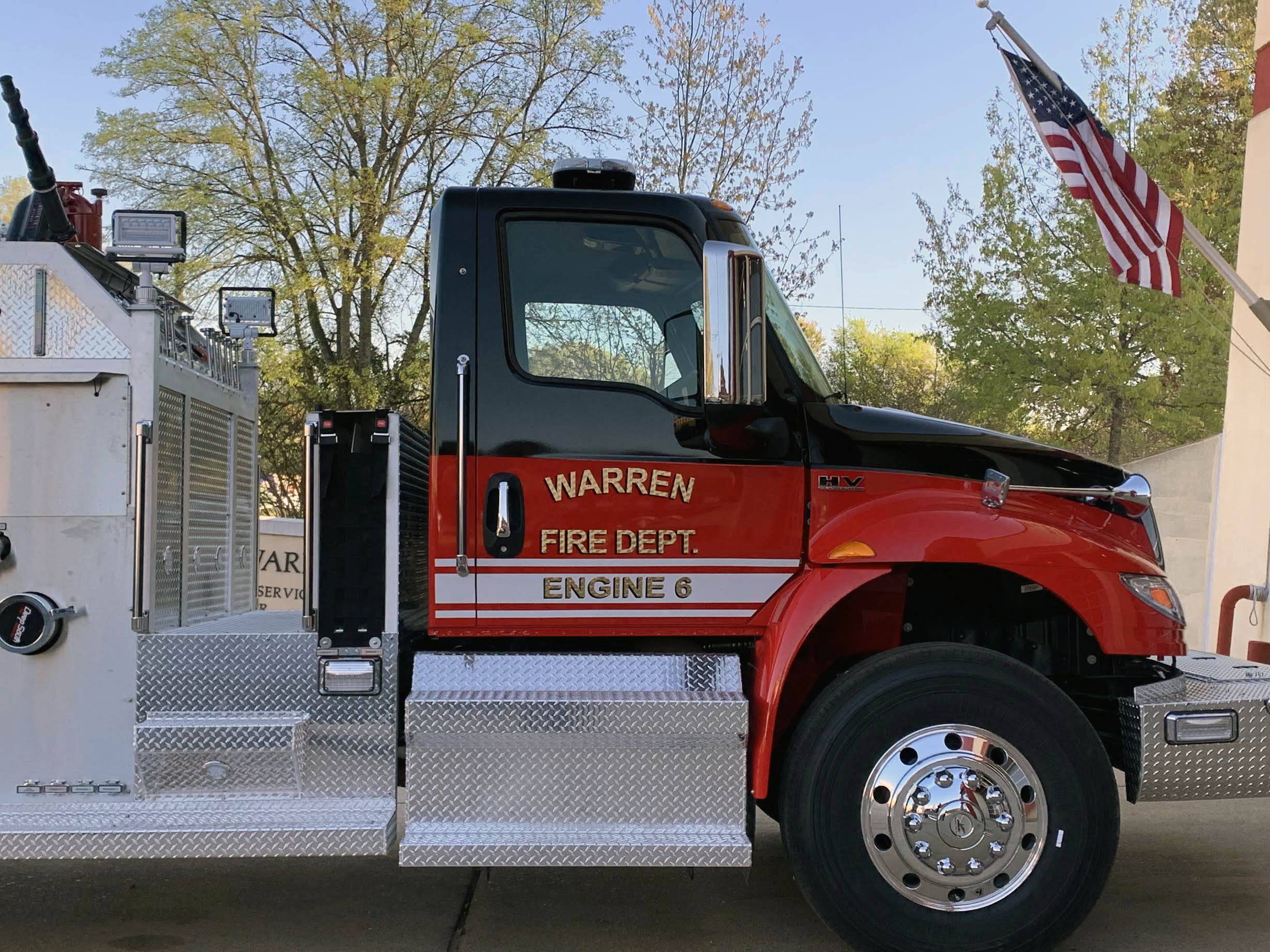 New Warren fire truck arrives in town