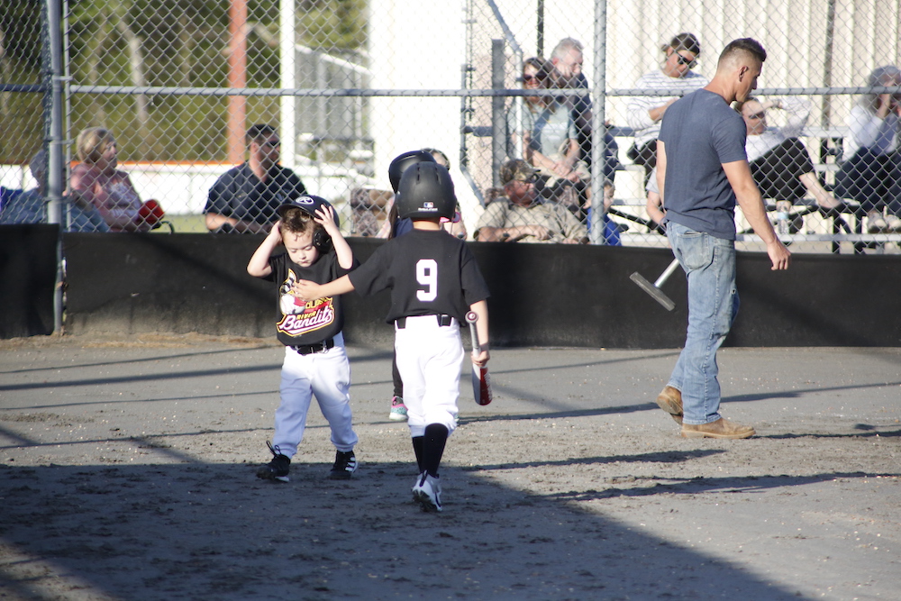 YMCA T-ball in action at the Warren Complex Thursday