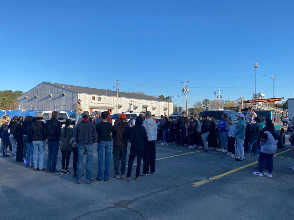 Students hold prayer service in wake of High School fire
