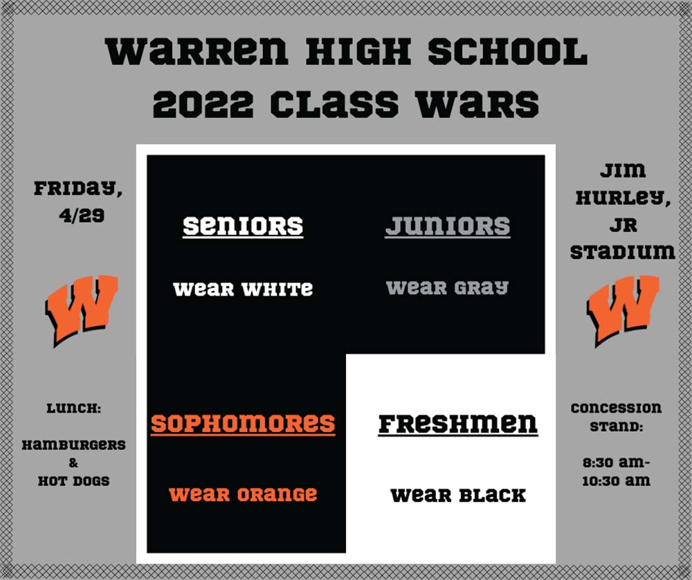 Warren High School 2022 Class Wars