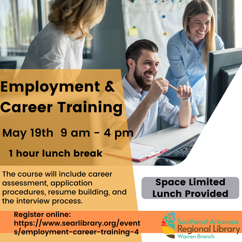 Employment and career training at Warren Branch Library