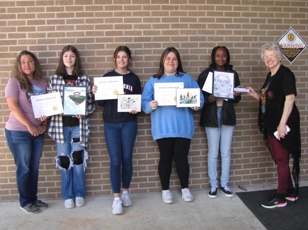 County students take part in GFWC Warren Woman’s Club art contest