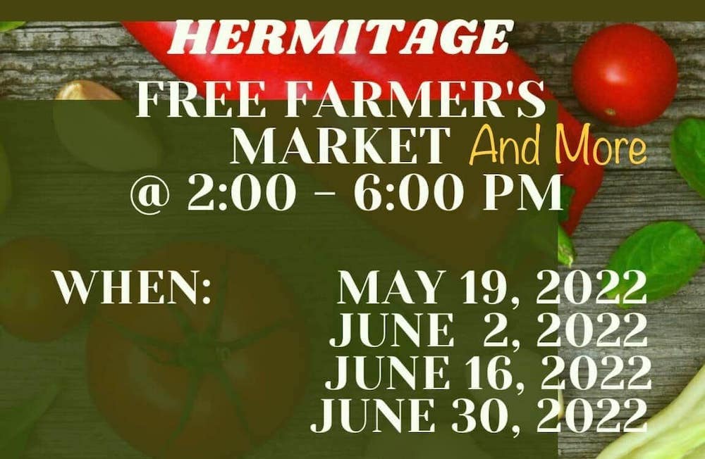 Free Farmer’s Market coming to Hermitage Thursday