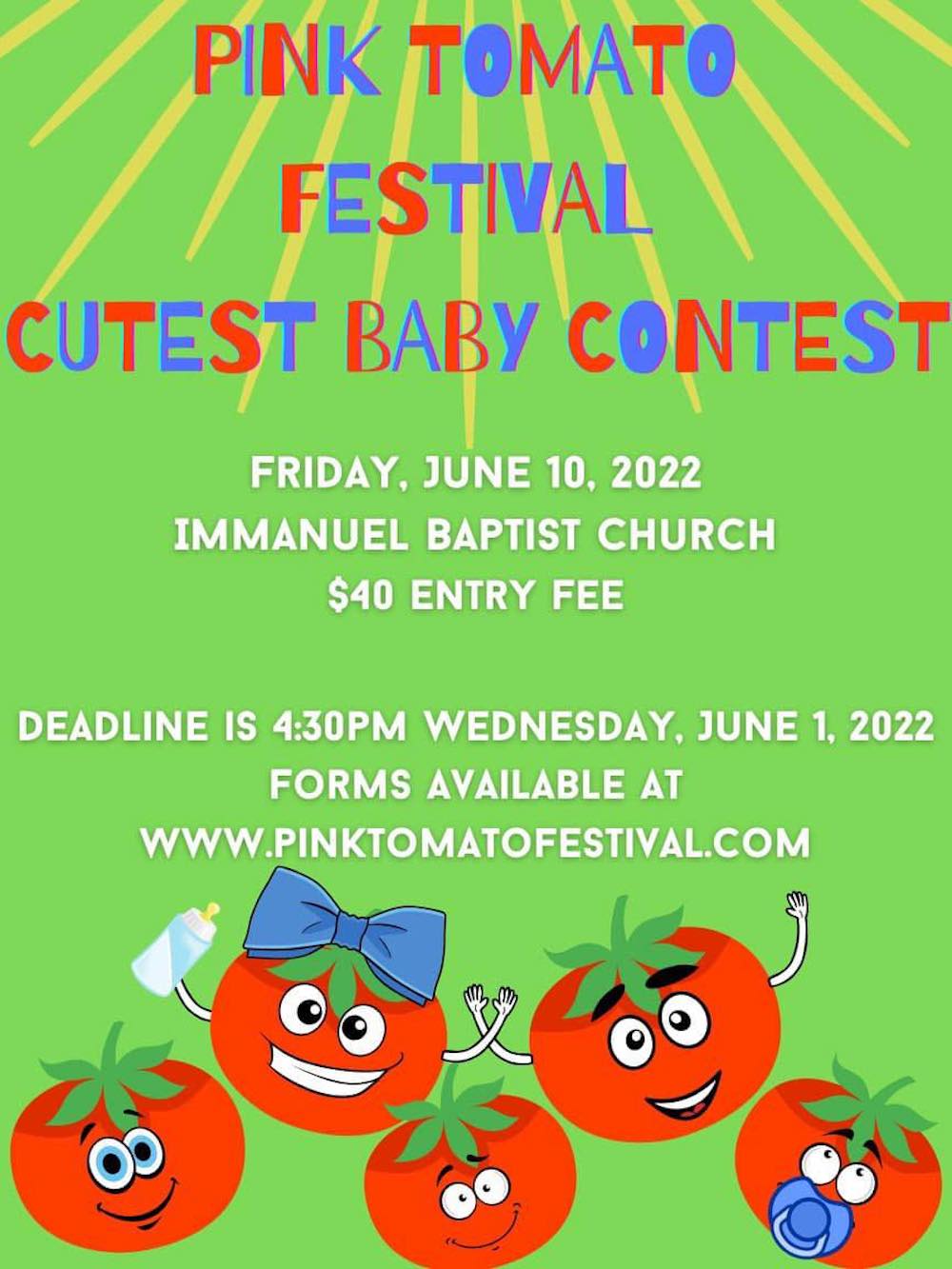 PTF Cutest Baby Contest sign-up deadline Wednesday