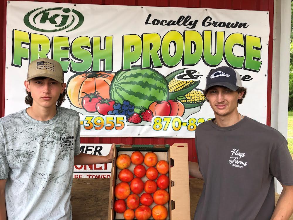 KJ Fresh Produce brings in first box of 2022 tomatoes