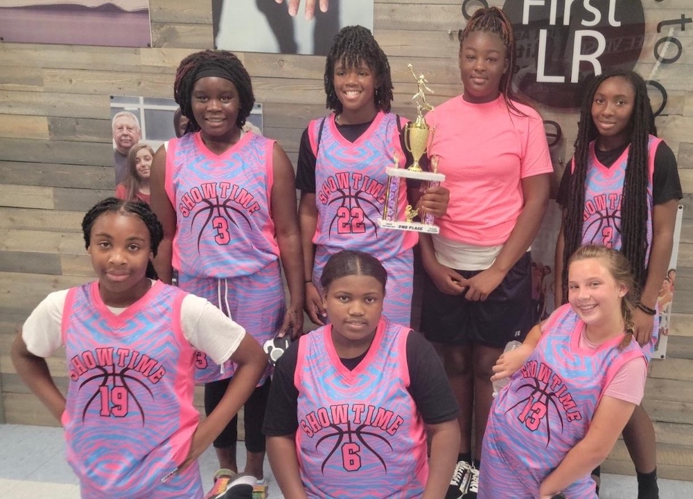 Girls youth basketball team competes in weekend tournament