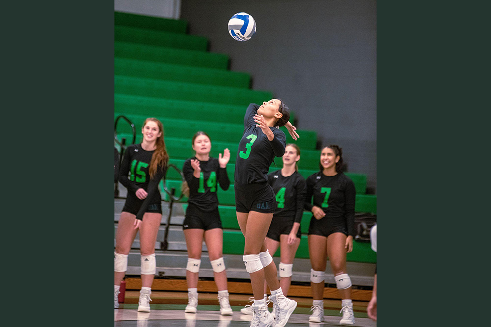 UAM Volleyball comes out of doubleheader with two big wins