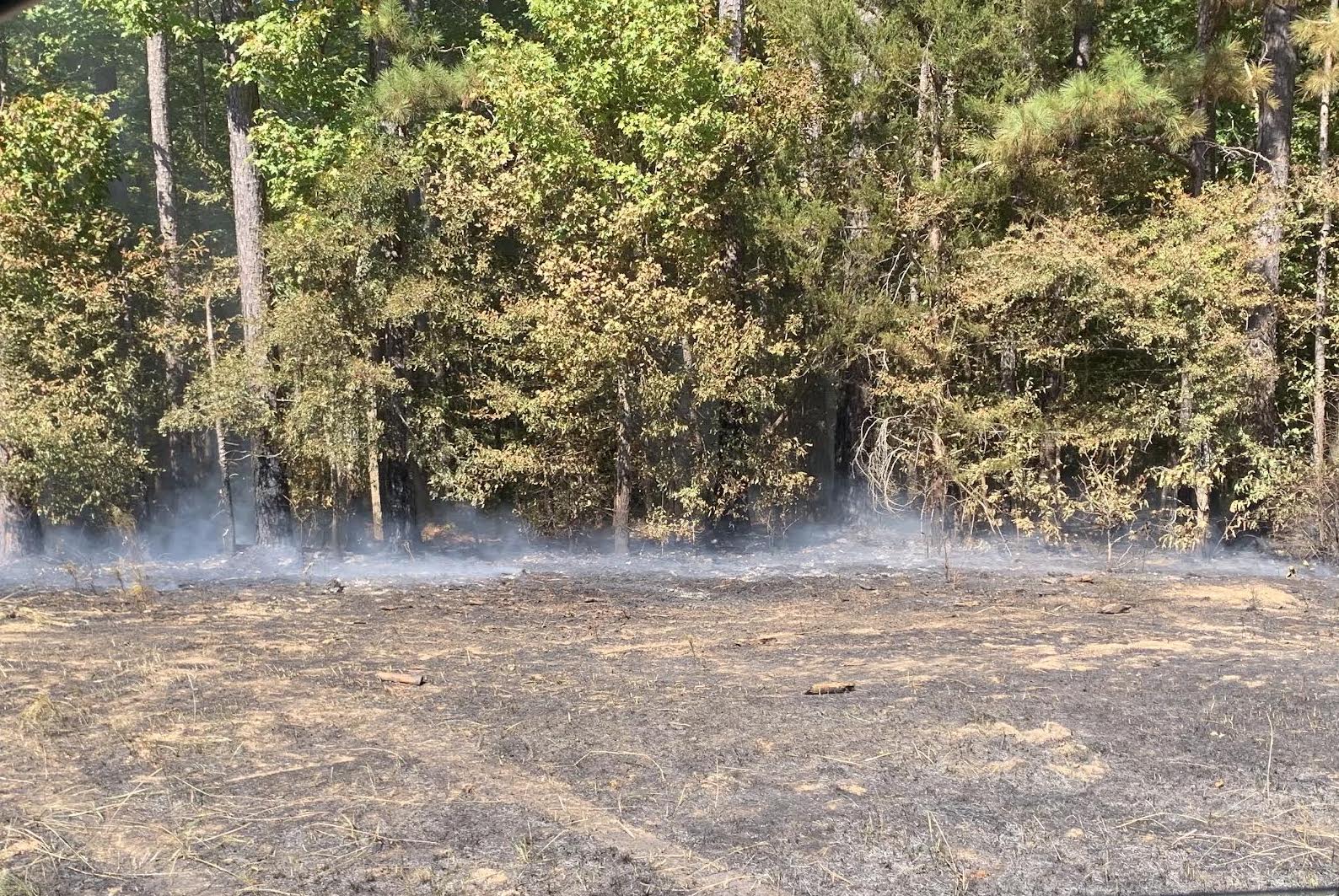 Small wildfire extinguished by County Line rural crews Sunday afternoon
