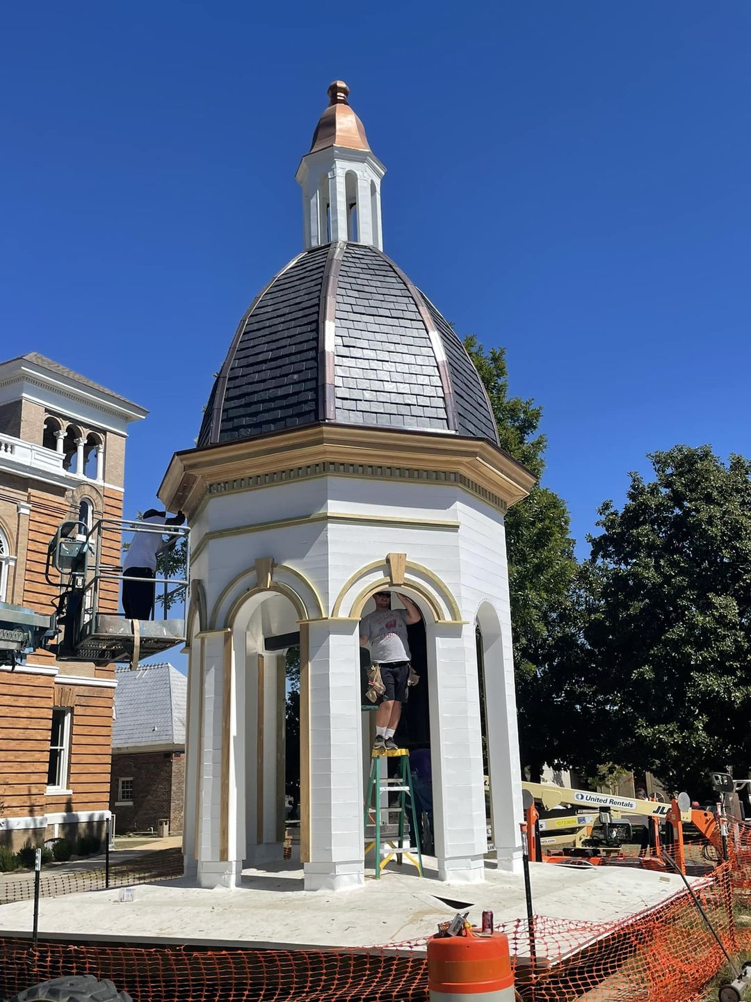 Bell tower getting closer