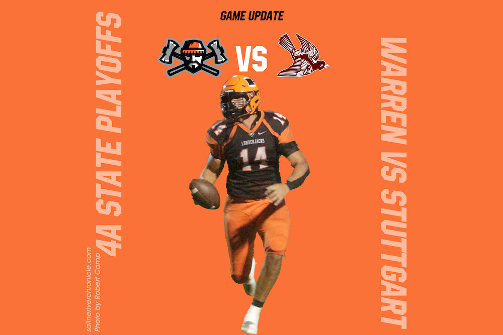 Watch Warren vs. Stuttgart in the second round of the 4A State Playoffs live Friday at 7PM