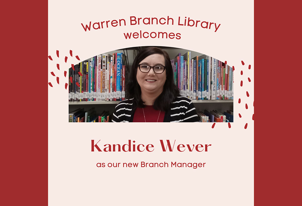 Kandice Wever named new Warren Library manager