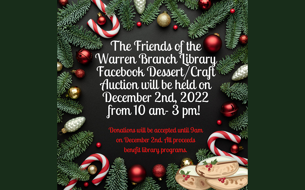 Library benefit auction to be held December 2