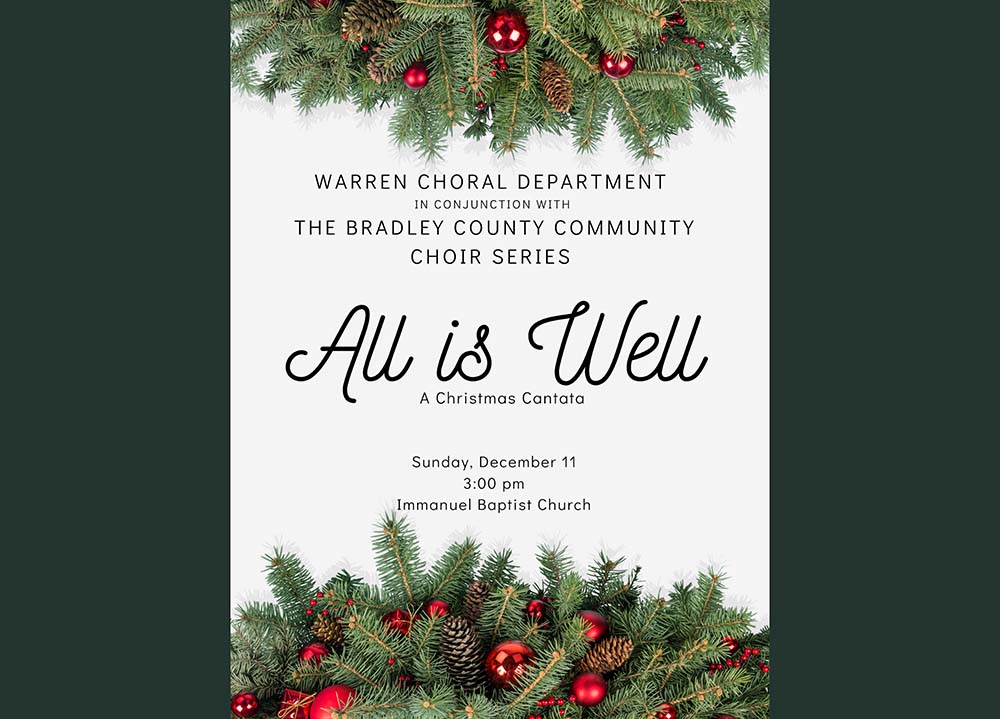Warren Choir invites community to Christmas Cantata Sunday, December 11