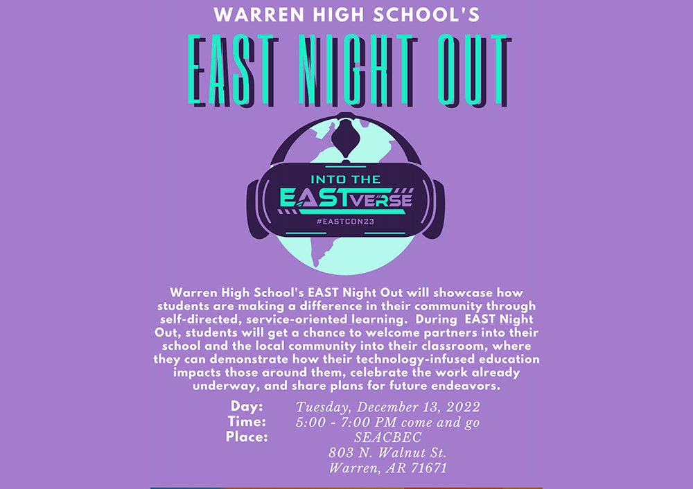 EAST Night Out set for December 13