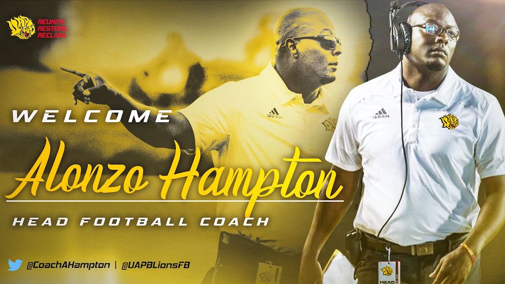 UAPB confirms Alonzo Hampton named Golden Lions Head Football Coach