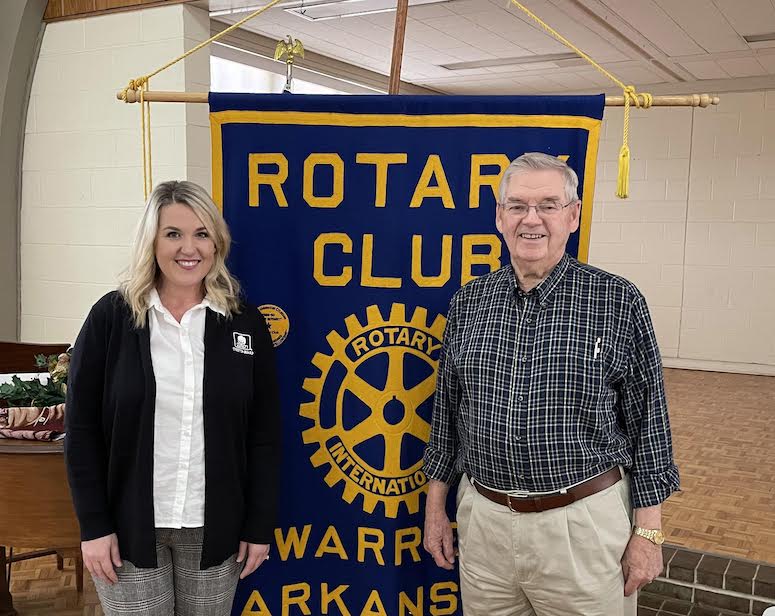 Stacey Gorman of The Cotton Board presents Rotary program