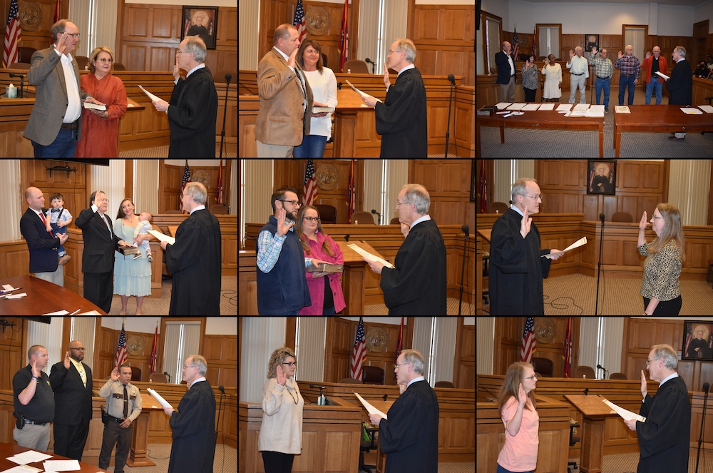 Local officials sworn in to start new terms in 2023