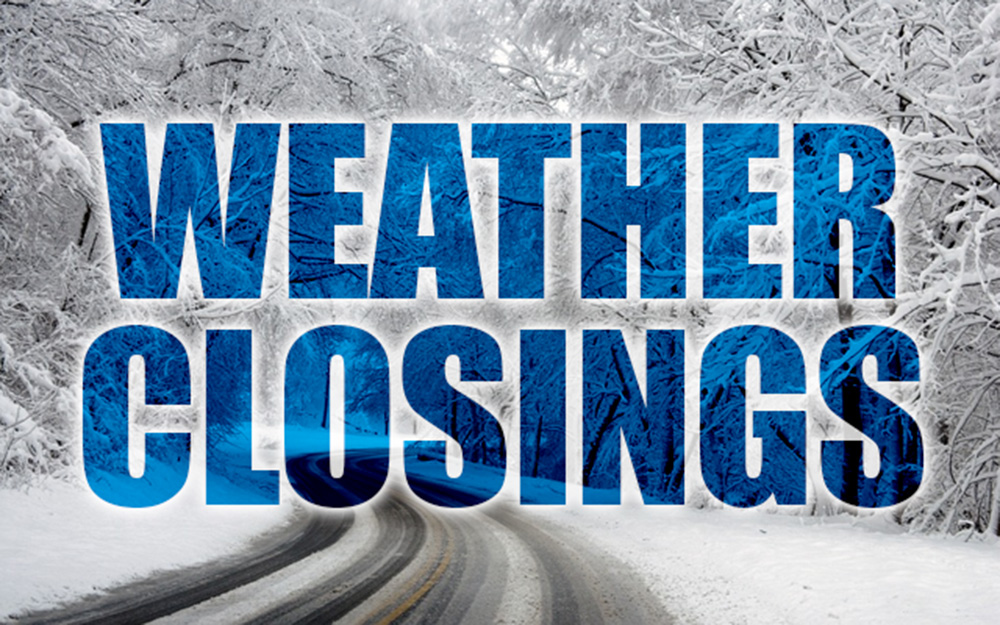 Local winter weather closures for Friday, February 3, 2023