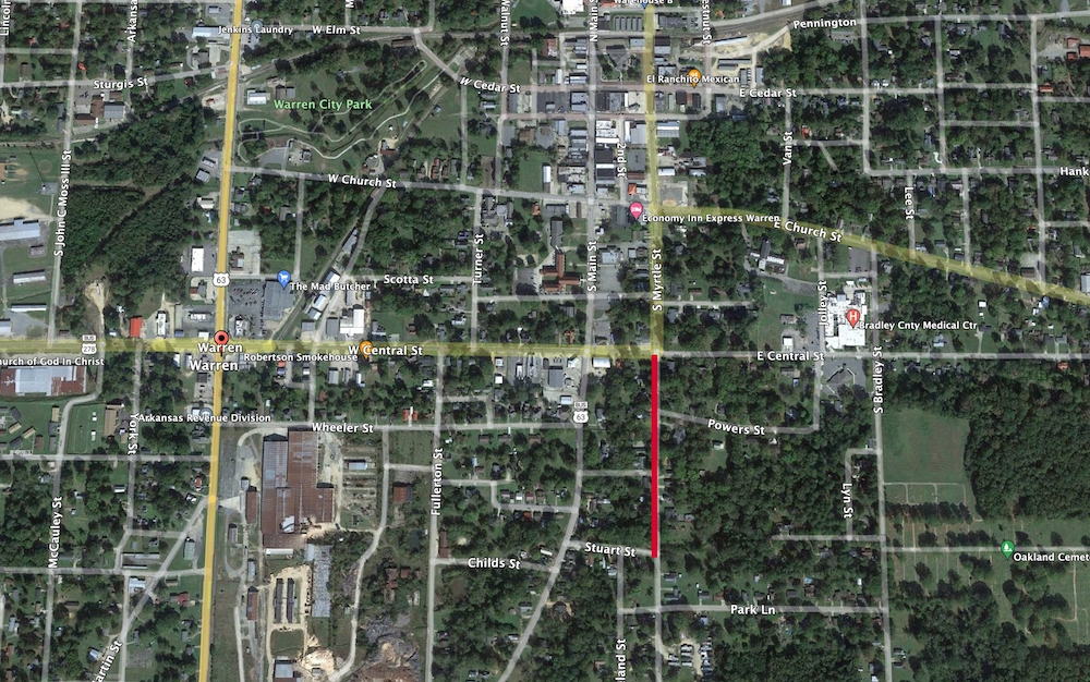 Section of Myrtle Street to be closed Wednesday