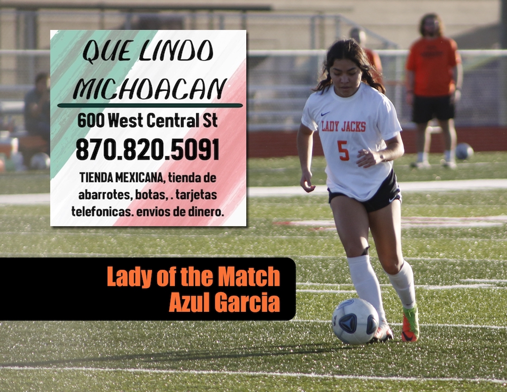Garcia named Que Lindo Michoacan Lady of the Match vs. Lakeside