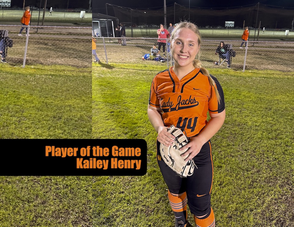 Kailey Henry named Lady Jack Player of the Game for her performance vs. Dumas