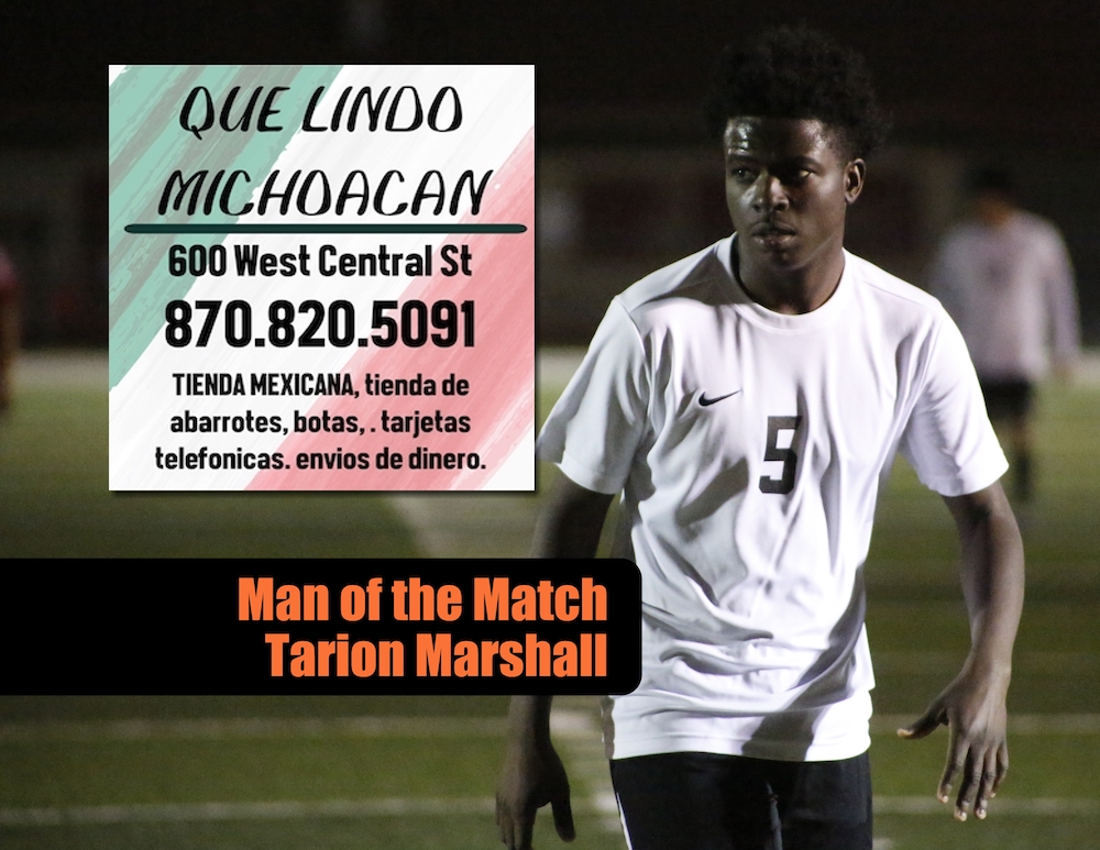 Marshall named Que Lindo Michoacan Man of the Match vs. Lakeside