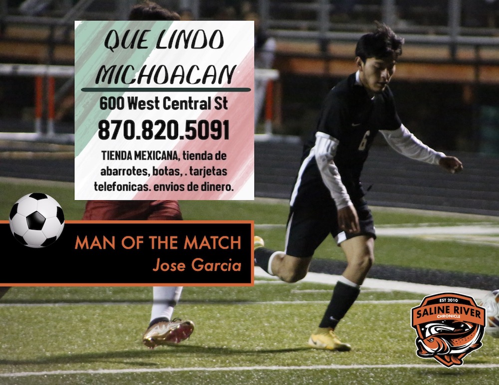 Garcia named Que Lindo Michoacan Man of the Match vs. Hope