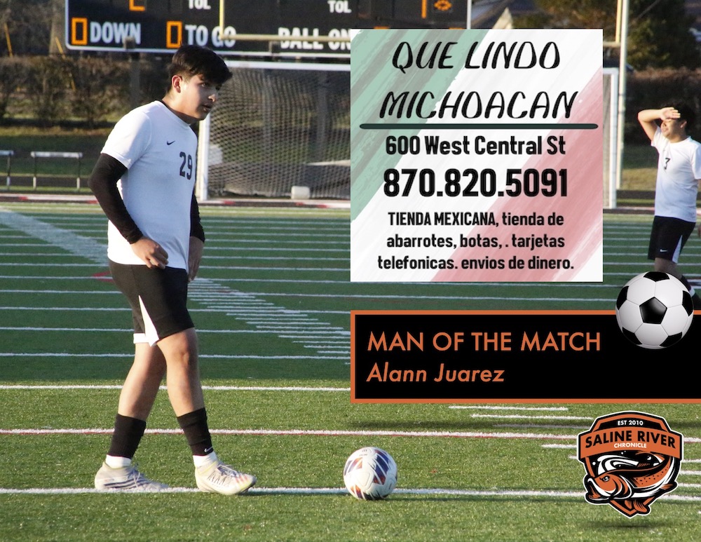 Juarez earns Que Lindo Michoacan Man of the Match honors vs. White Hall