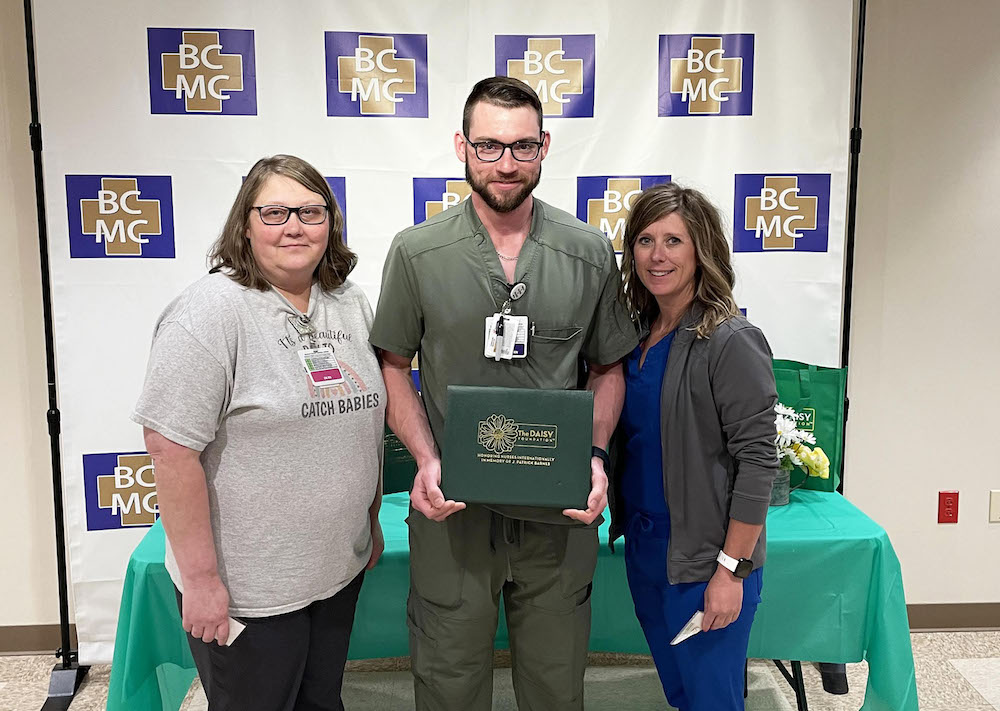 BCMC’s Joe Huitt receives DAISY Award for Extraordinary Nurses