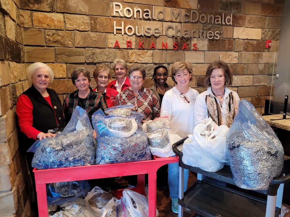 GFWC Warren Woman’s Club delivers soda tabs to Ronald McDonald House