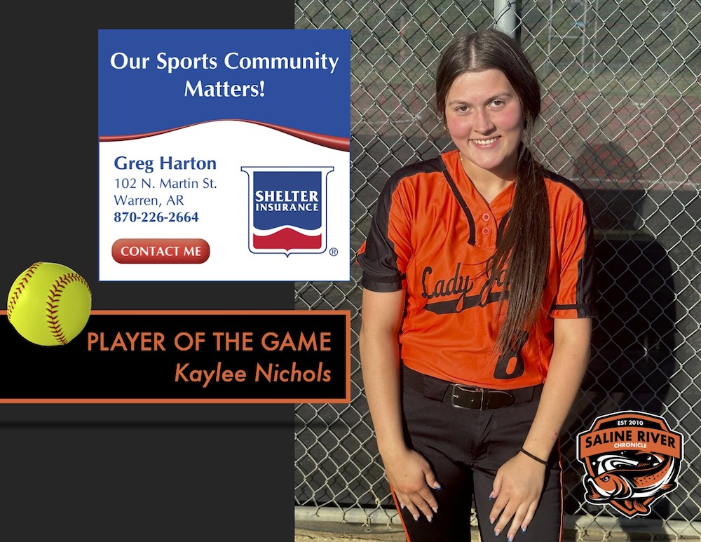 Kaylee Nichols named Greg Harton Shelter Insurance Player of the Game against Hamburg