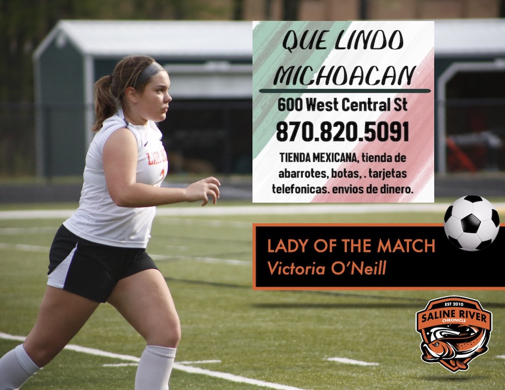 Victoria O’Neill named Que Lindo Michoacan Lady of the Match vs. Mills