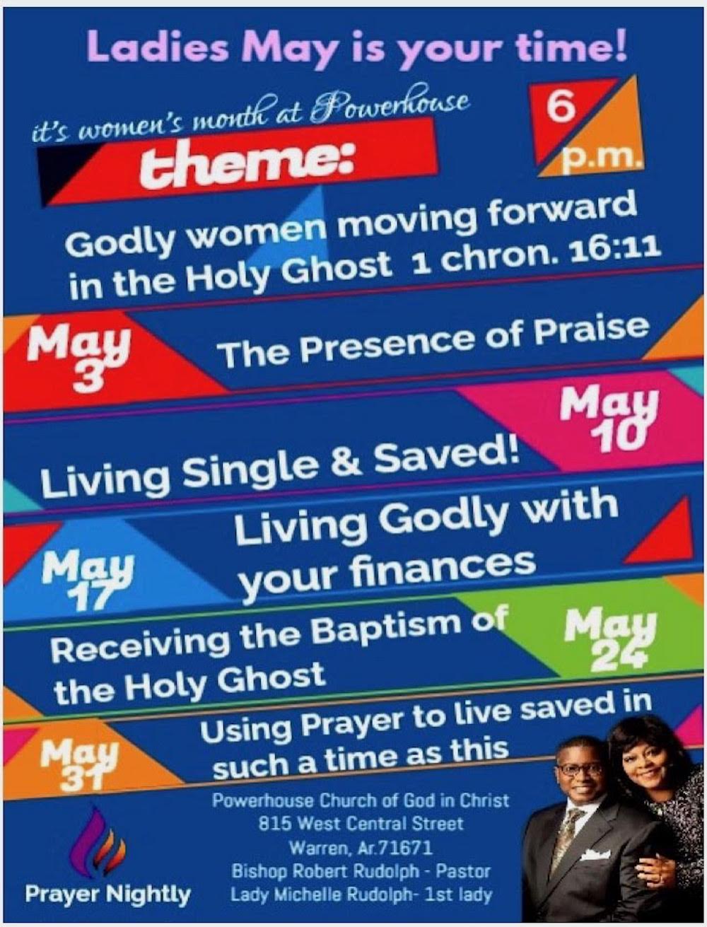 May is Women’s Month at Powerhouse COGIC