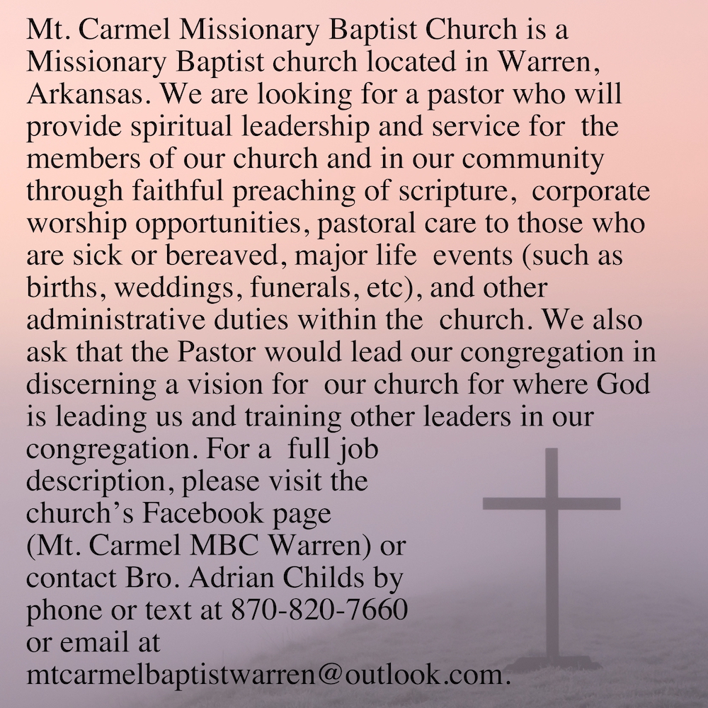 Mt. Carmel Missionary Baptist Church