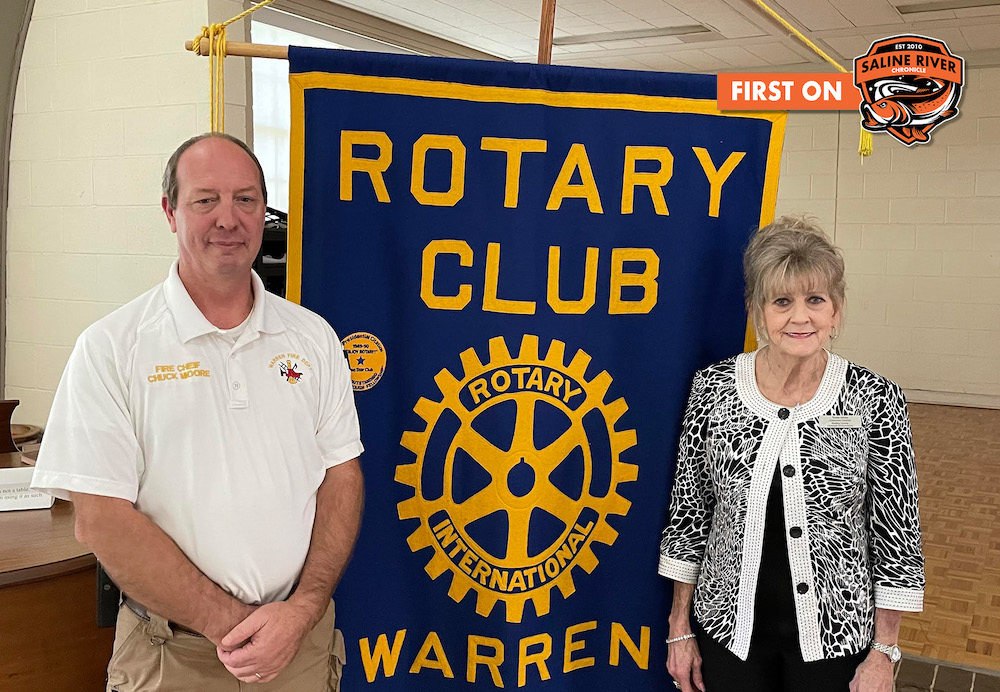 WFD Chief Chuck Moore presents Rotary program
